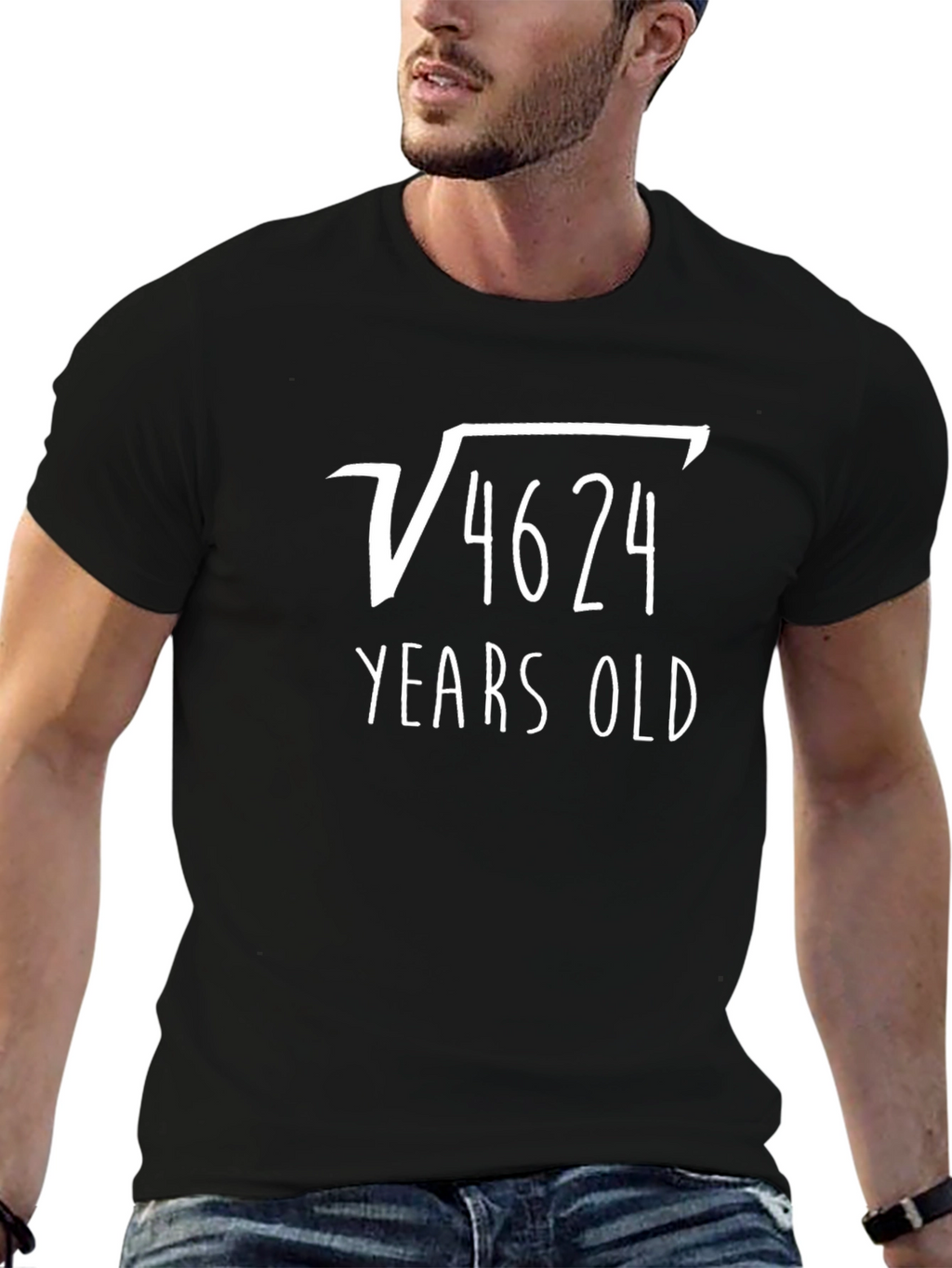 Square Root of 4624 Years Old Funny T-Shirt