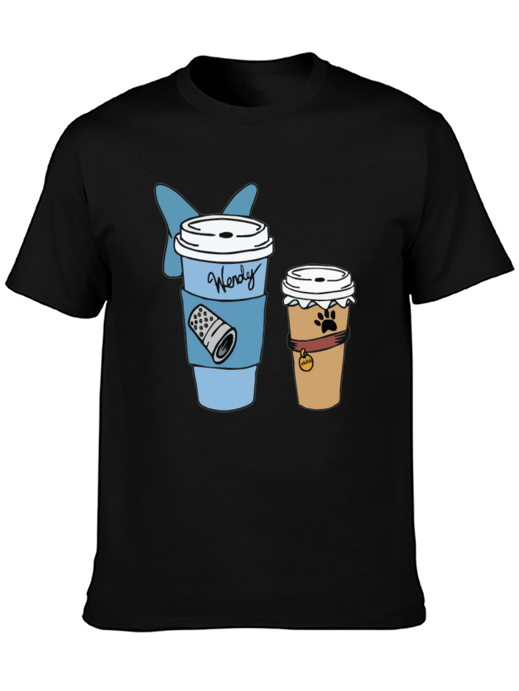 Wendy Darling Coffee T-Shirt - Cute Disney Style!
