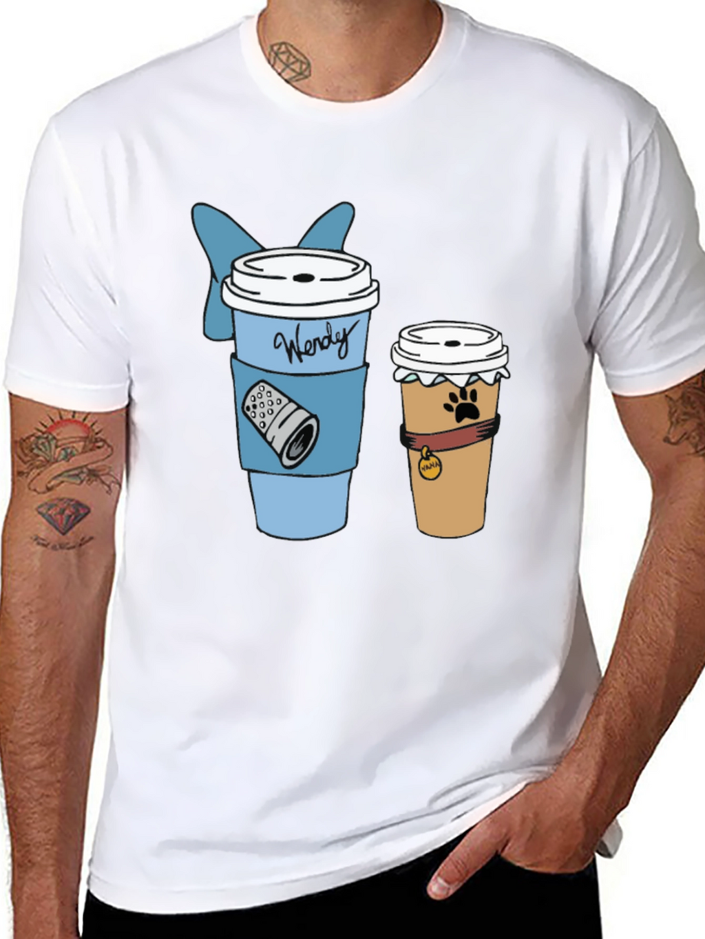 Wendy Darling Coffee T-Shirt - Cute Disney Style!
