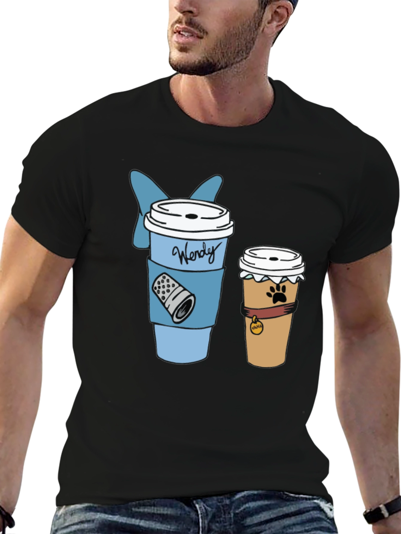 Wendy Darling Coffee T-Shirt - Cute Disney Style!