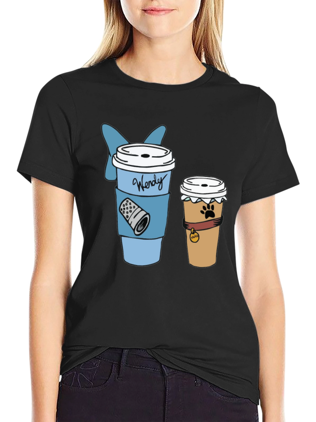 Wendy Darling Coffee T-Shirt - Cute Disney Style!