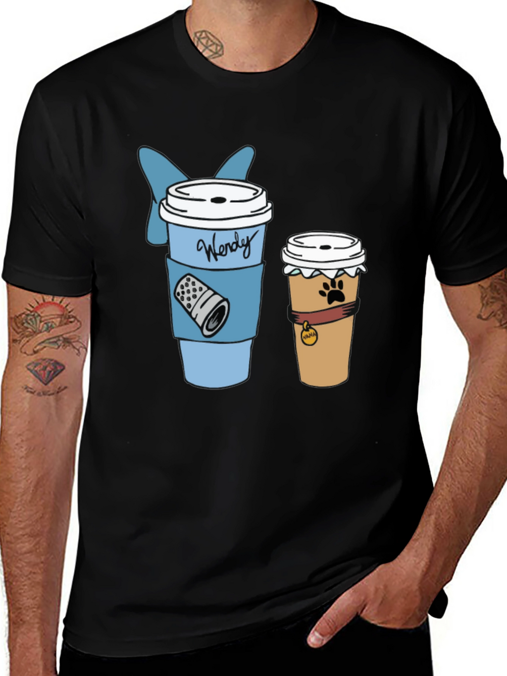 Wendy Darling Coffee T-Shirt - Cute Disney Style!