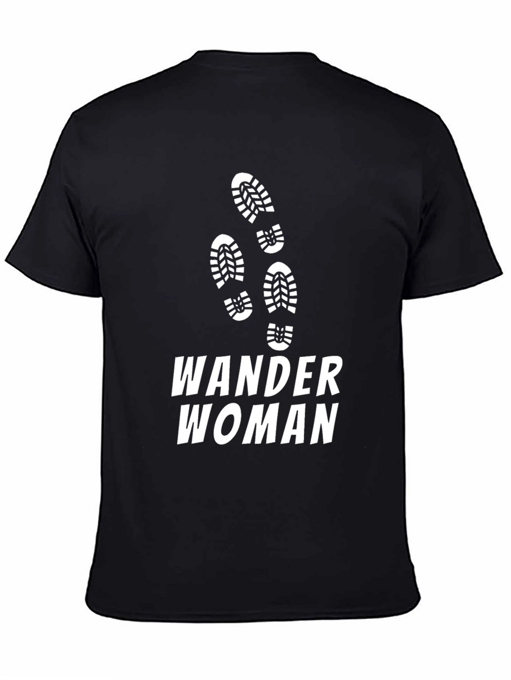 Wander Woman Black T-Shirt Hiking Adventure Tee