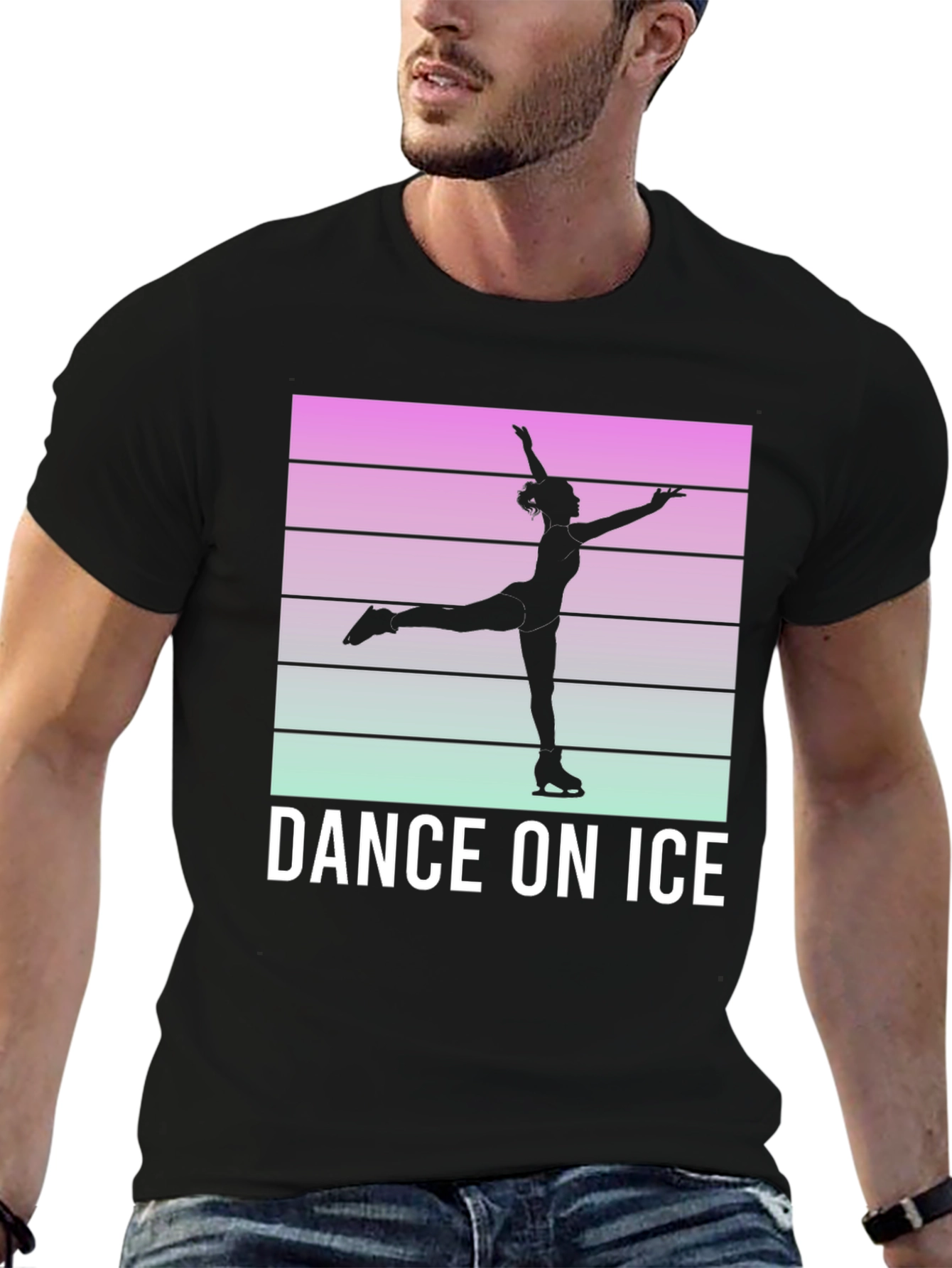 Dance On Ice Retro Style T-Shirt