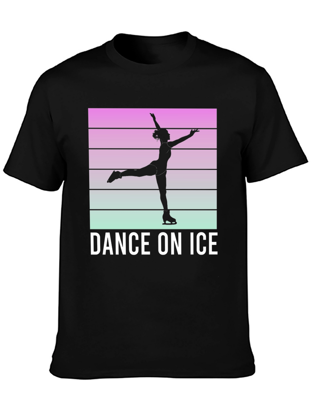 Dance On Ice Retro Style T-Shirt
