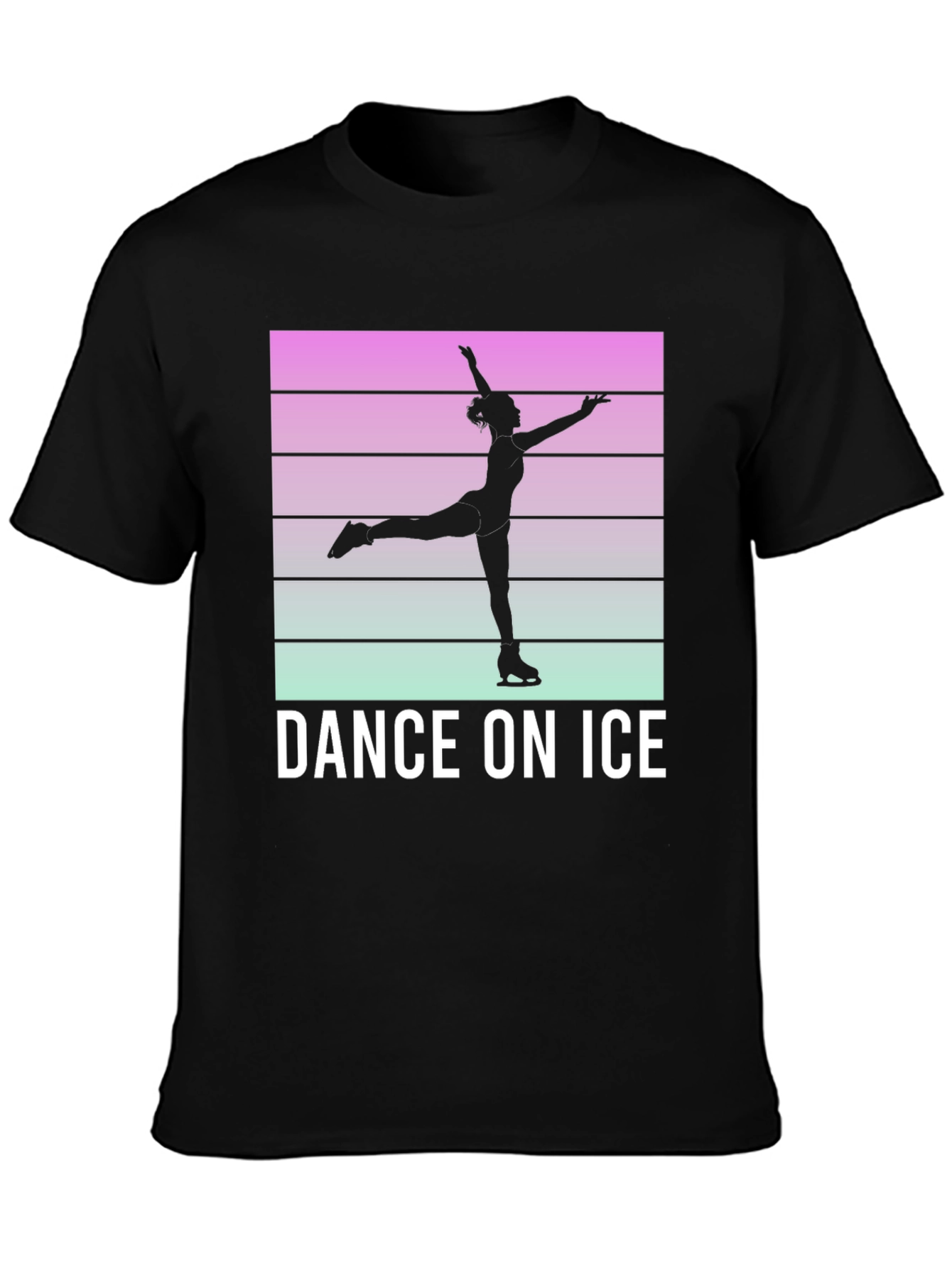 Dance On Ice Retro Style T-Shirt