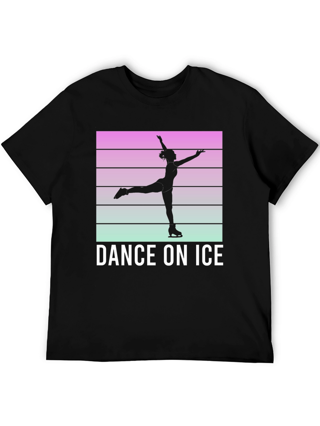 Dance On Ice Retro Style T-Shirt