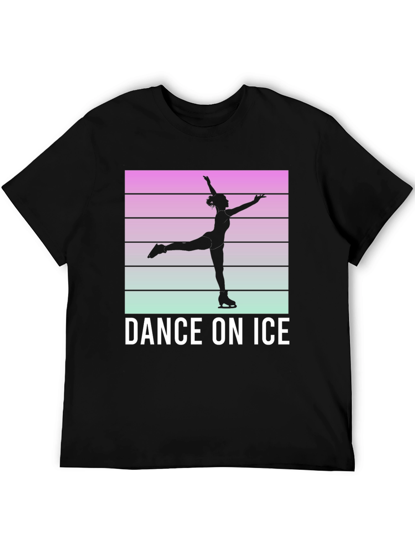Dance On Ice Retro Style T-Shirt