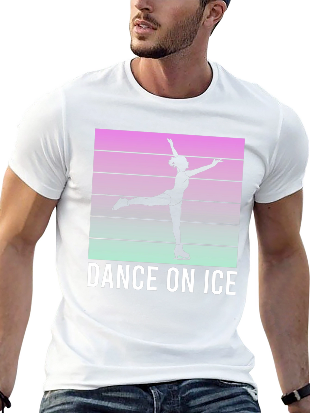 Dance On Ice Retro Style T-Shirt
