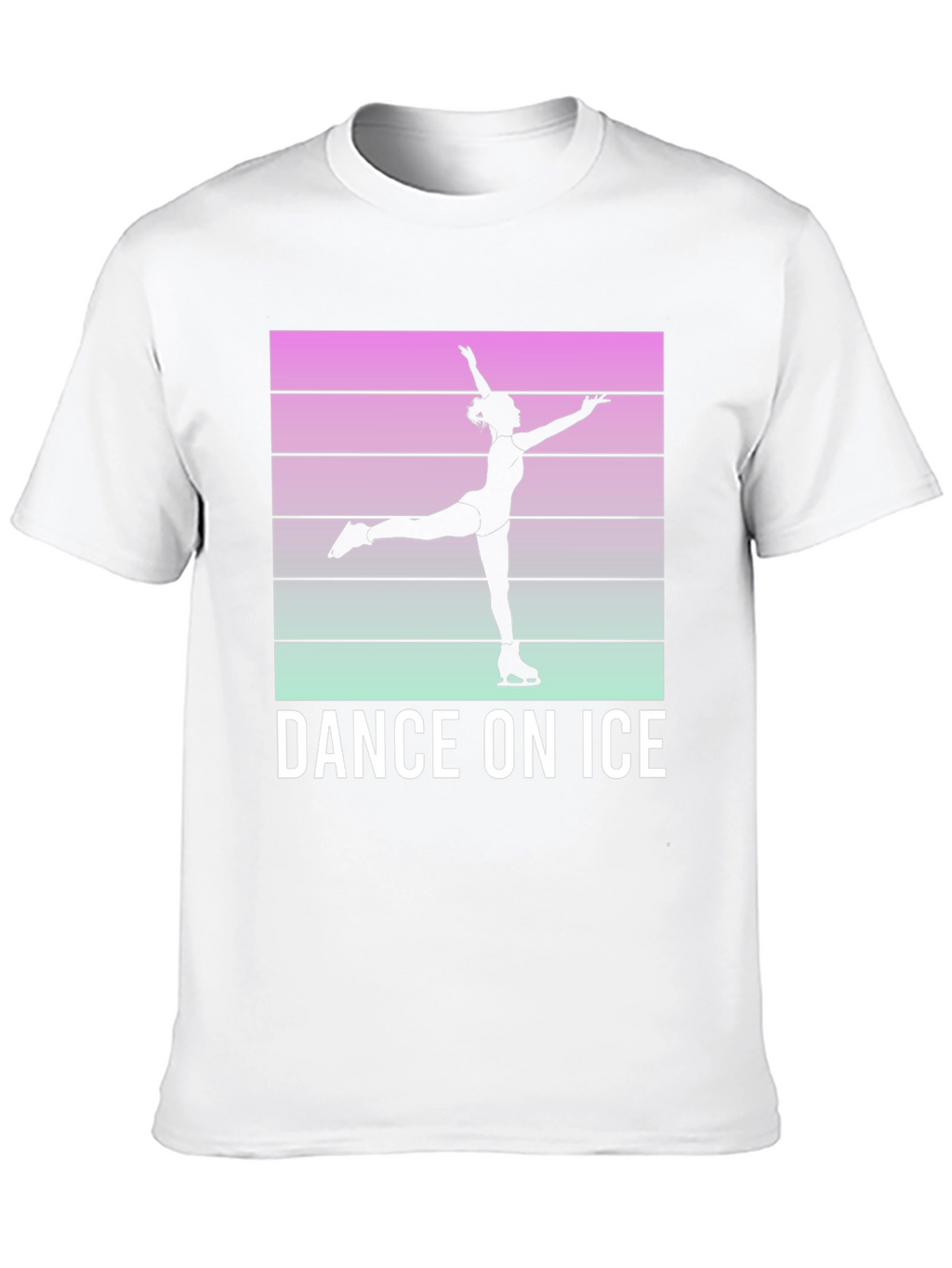 Dance On Ice Retro Style T-Shirt