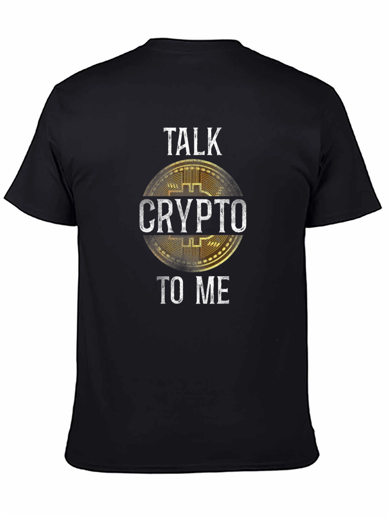 Talk Crypto to Me Graphic Tee - Bitcoin Enthusiast Shirt