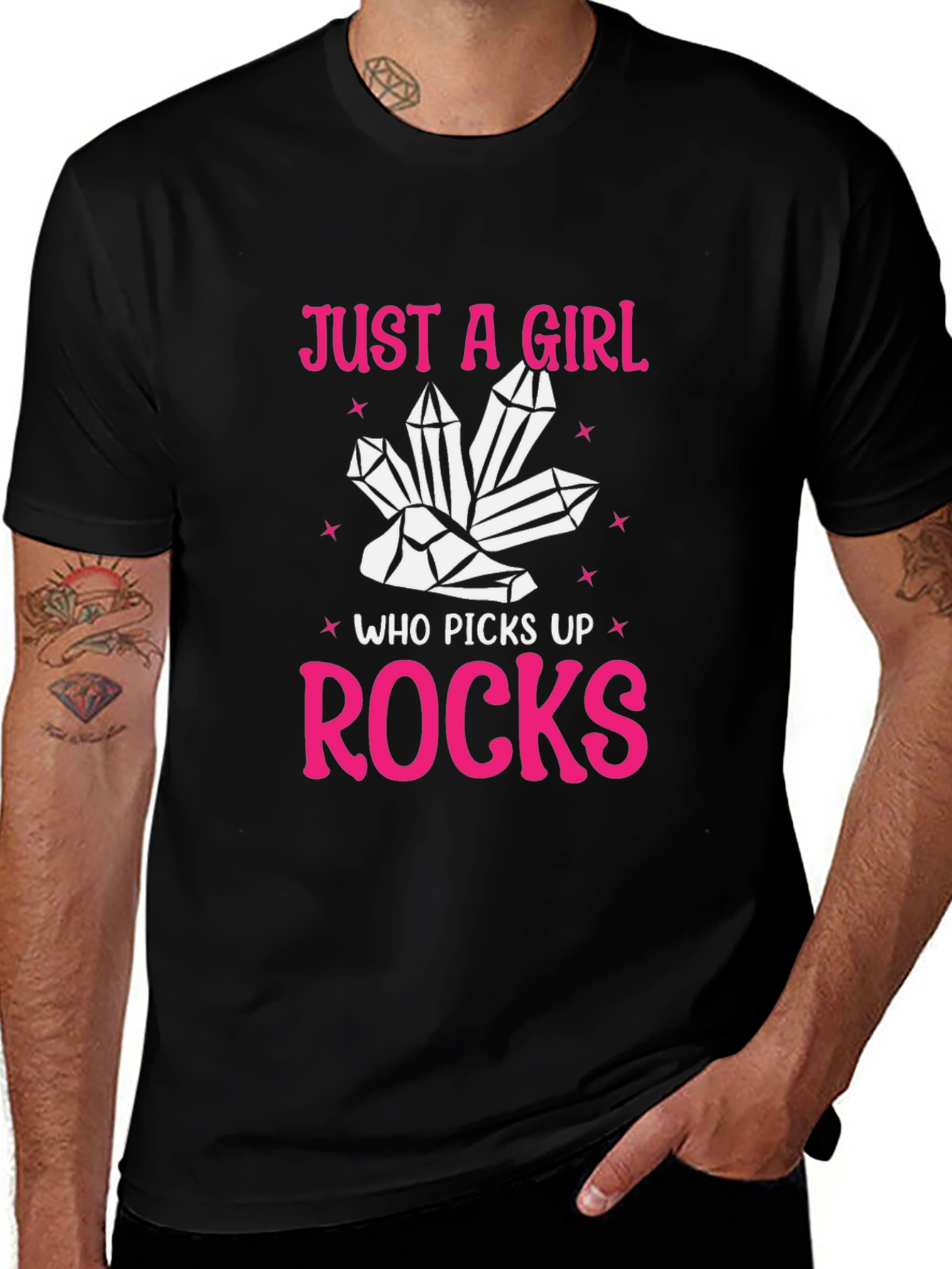 Just A Girl Who Picks Up Rocks T-Shirt