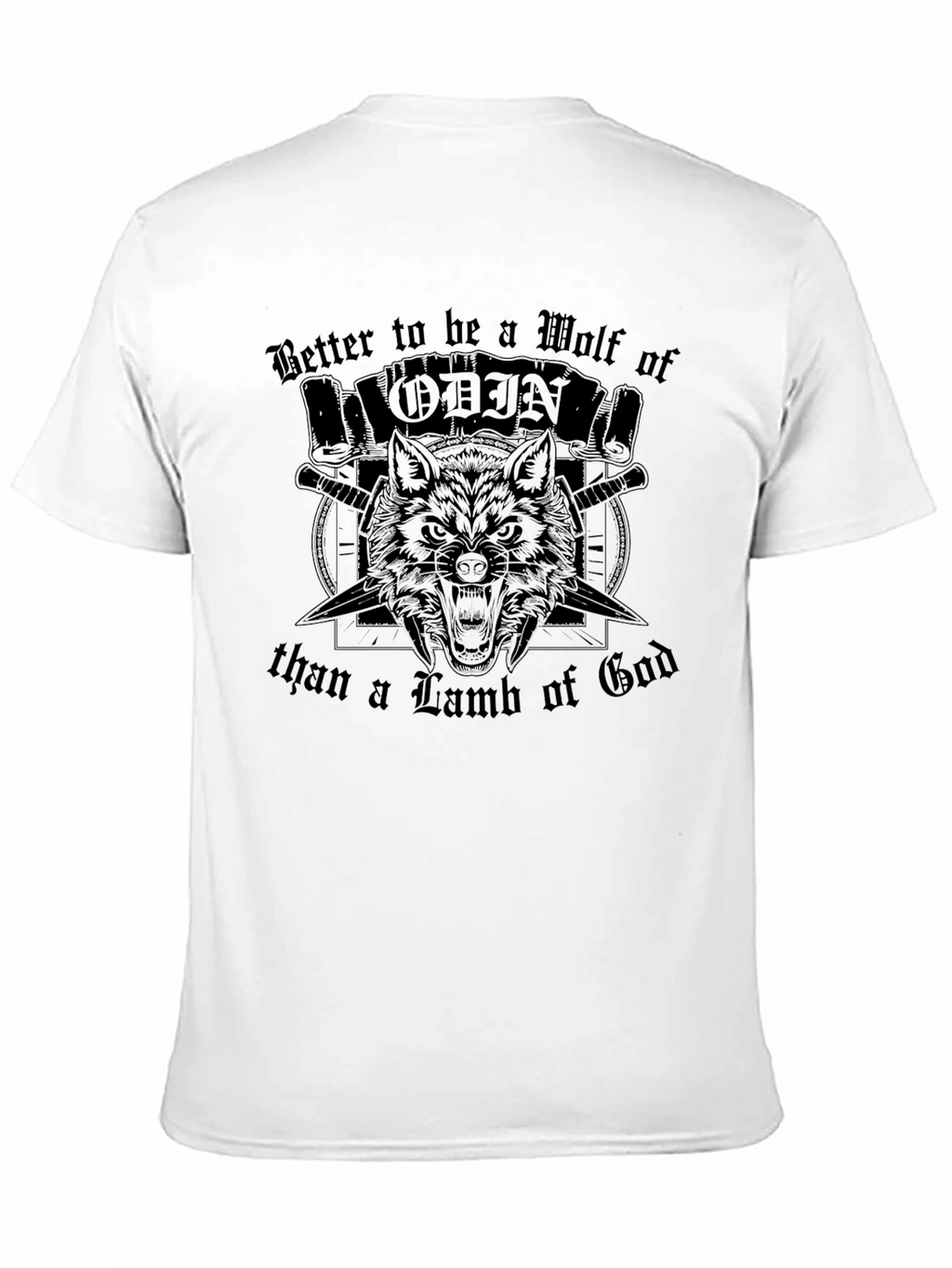 Wolf of Odin Graphic Tee - Viking Inspired T-Shirt