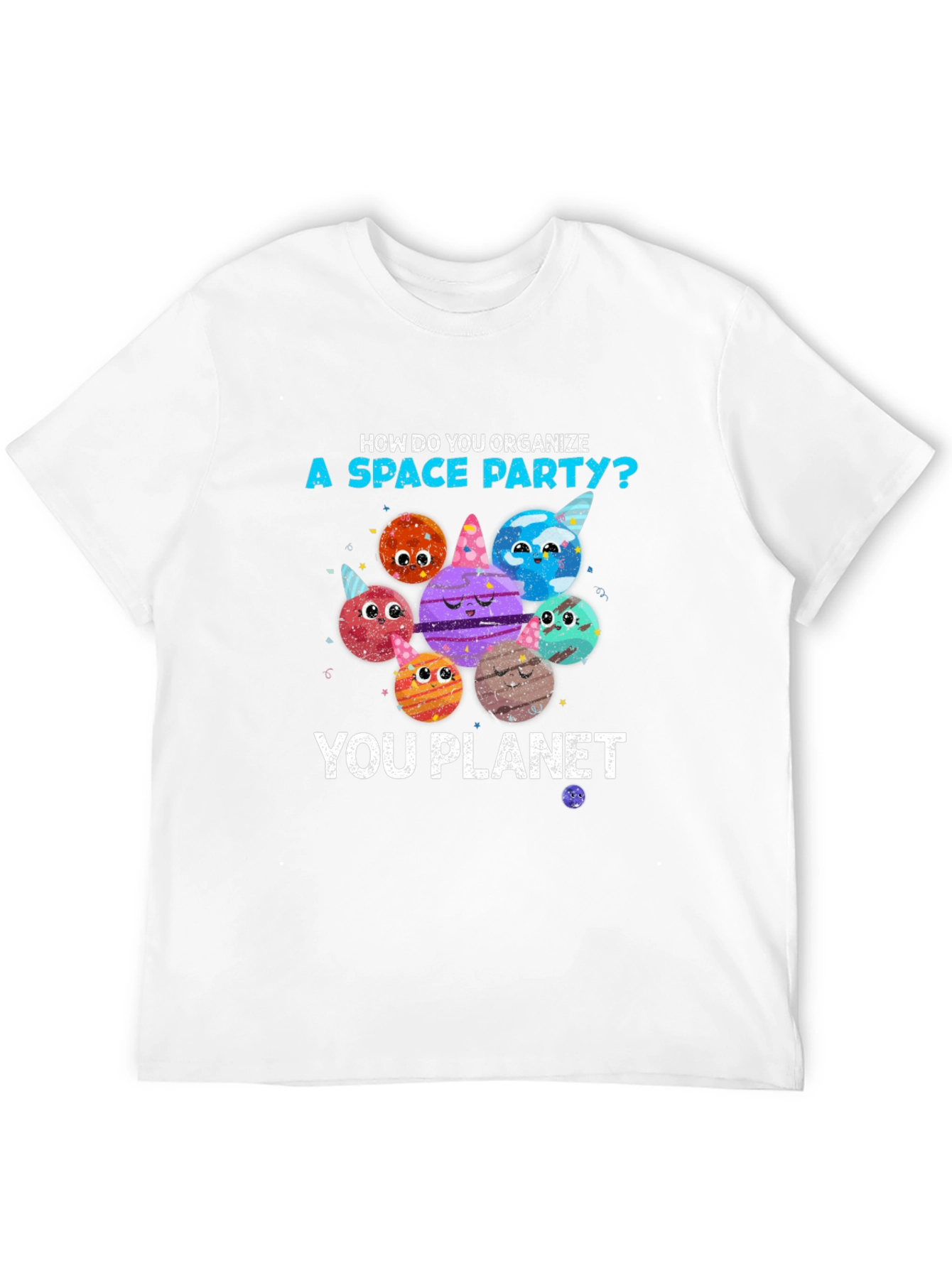 Space Party Planets T-Shirt