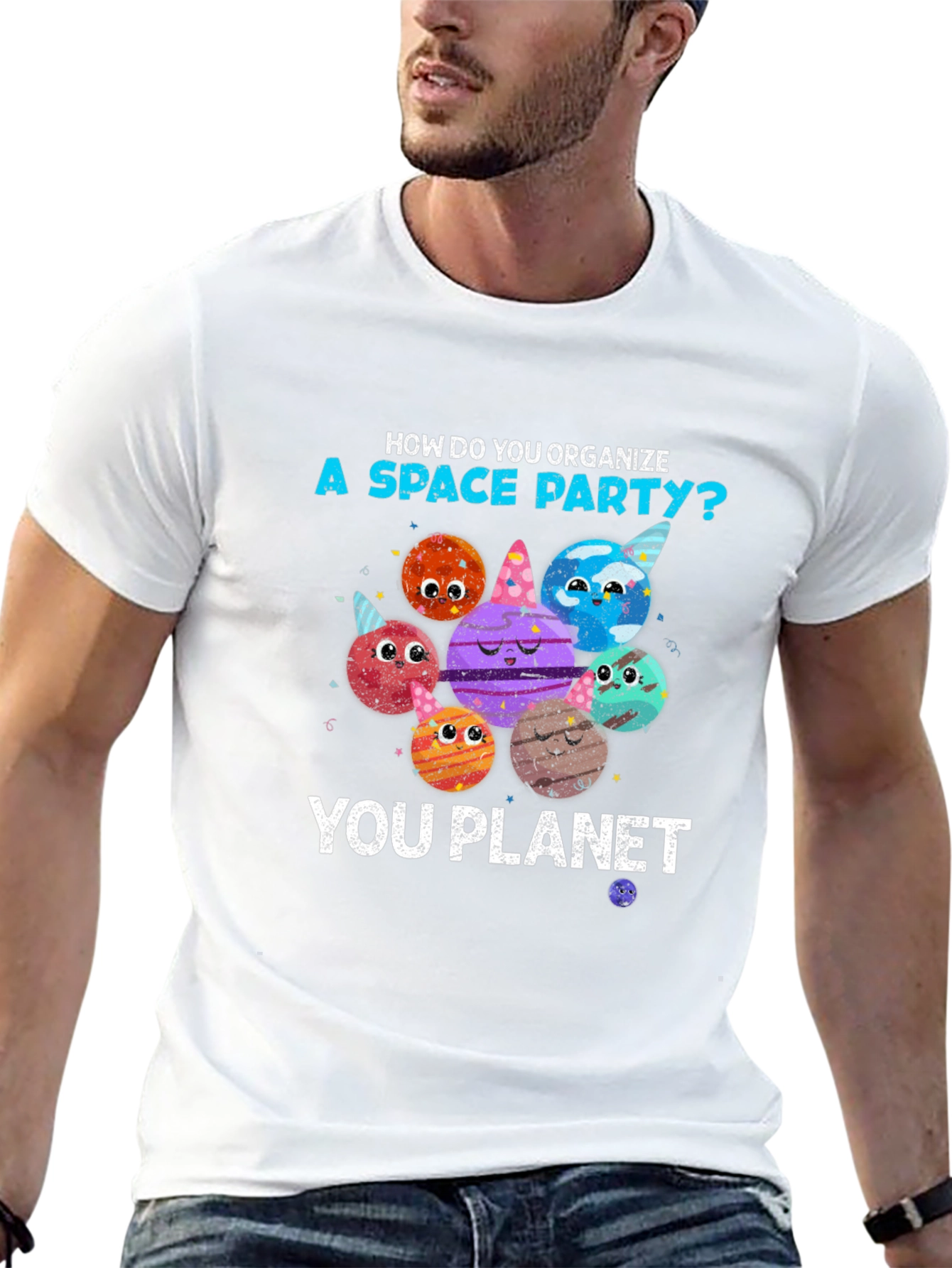 Space Party Planets T-Shirt