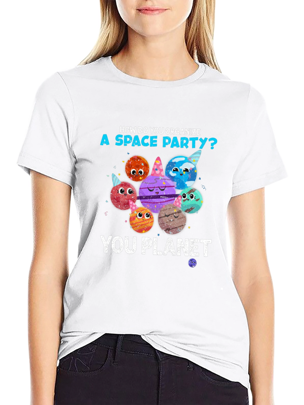 Space Party Planets T-Shirt