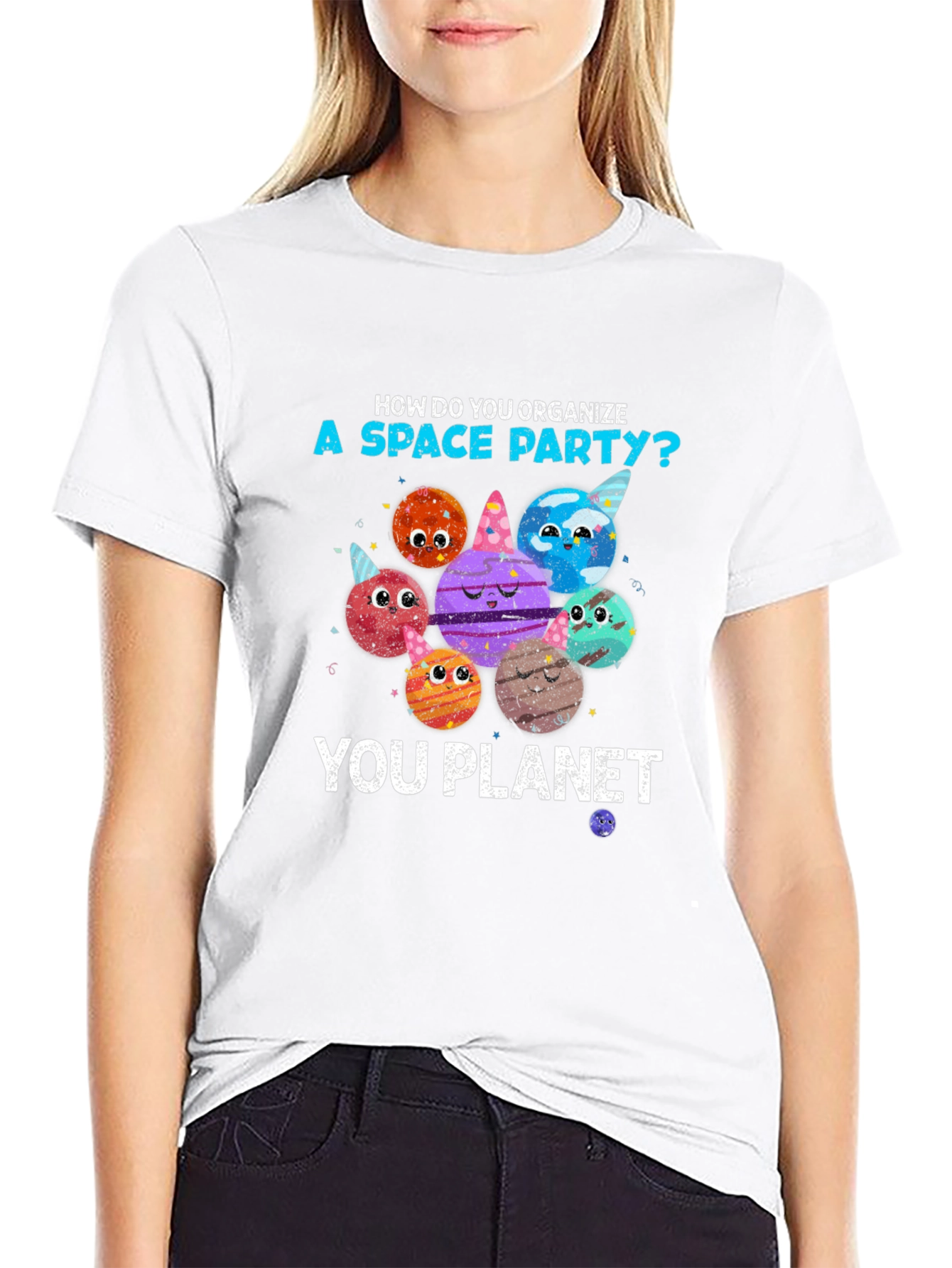 Space Party Planets T-Shirt