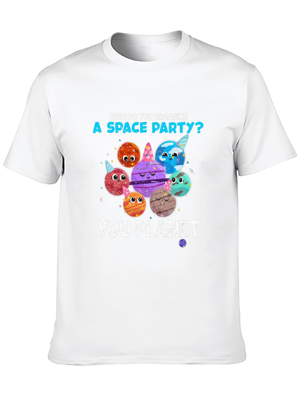 Space Party Planets T-Shirt
