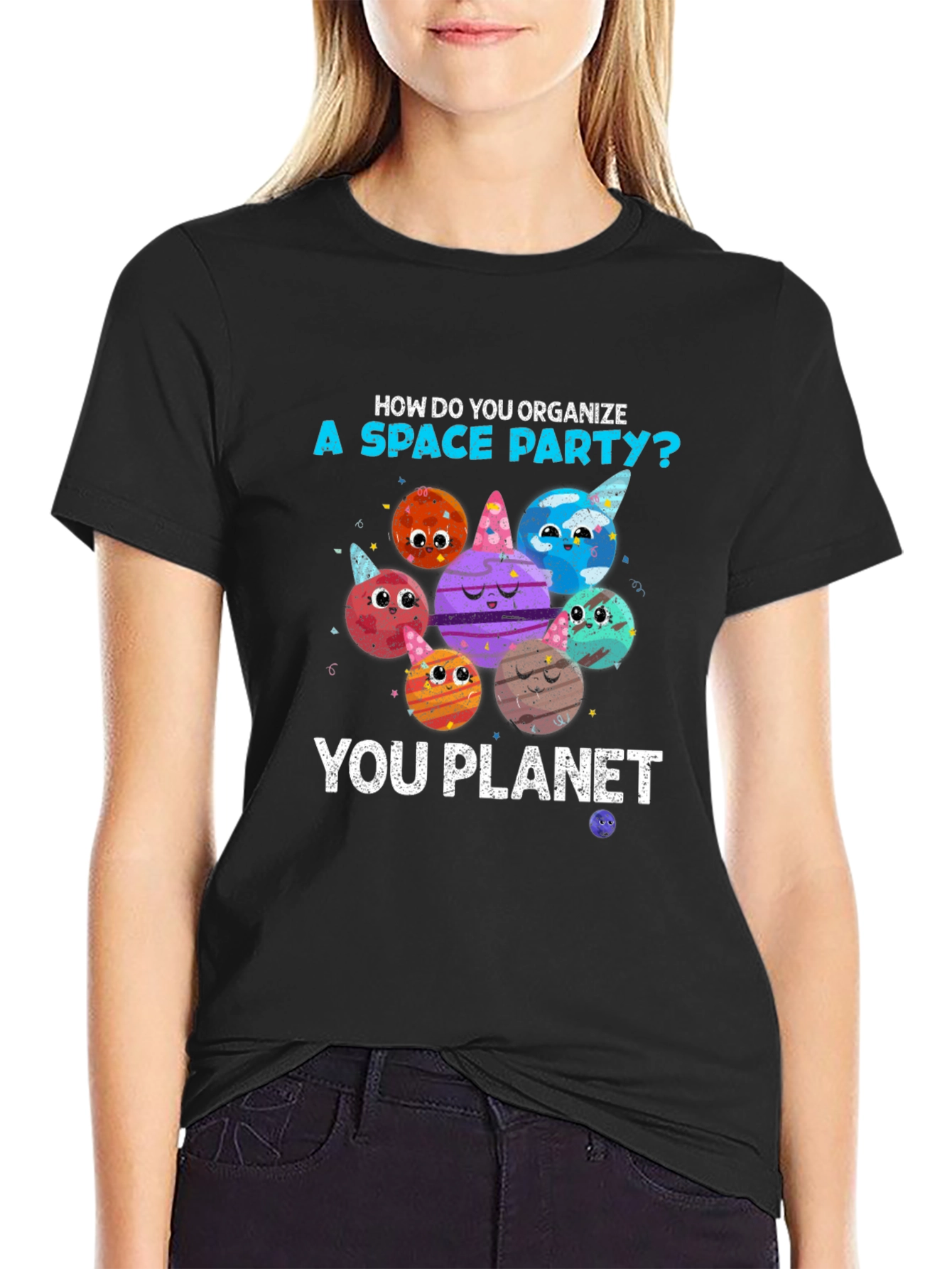 Space Party Planets T-Shirt
