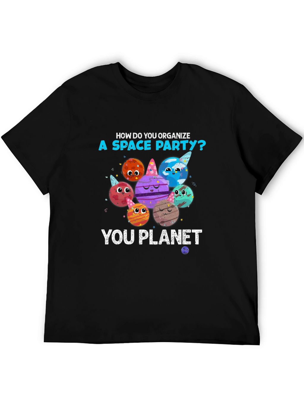 Space Party Planets T-Shirt