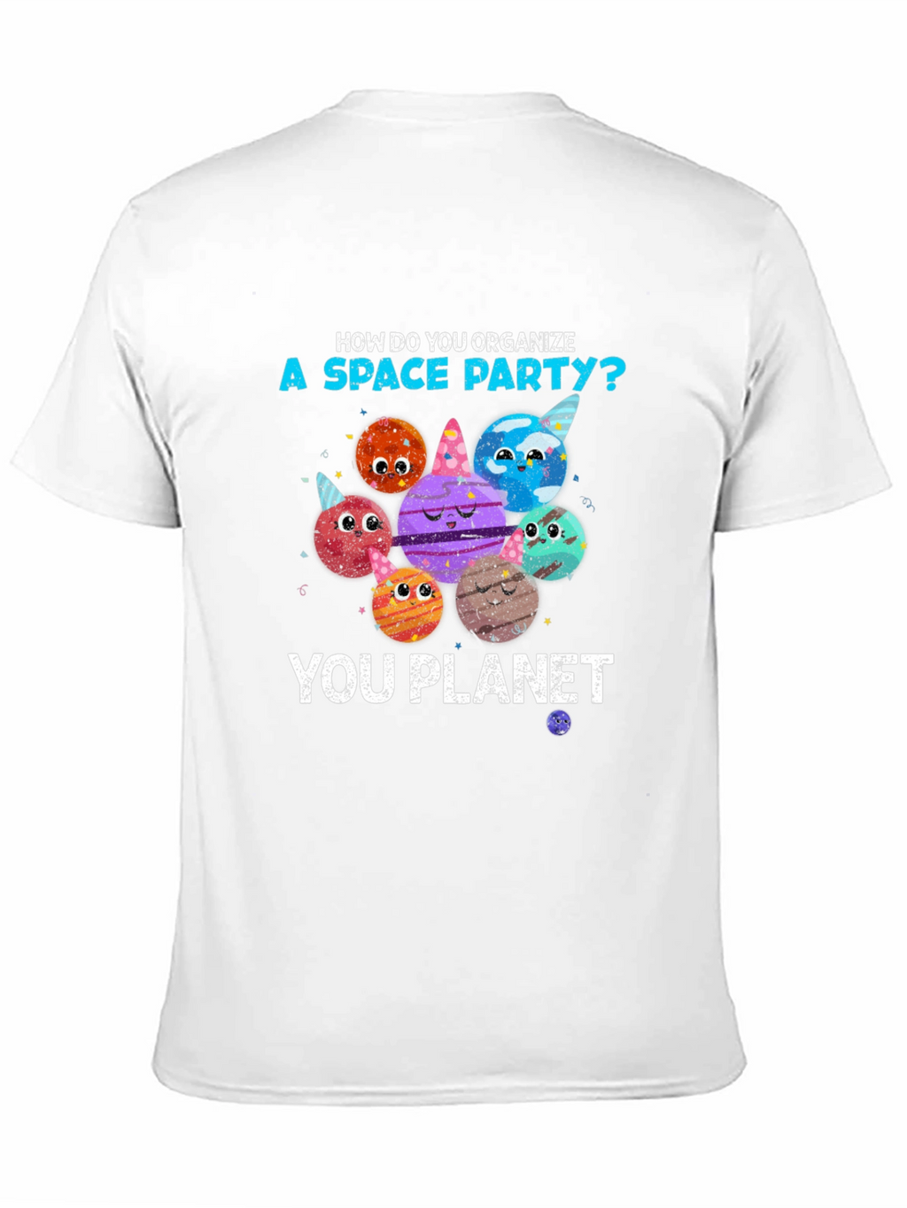 Space Party Planets T-Shirt