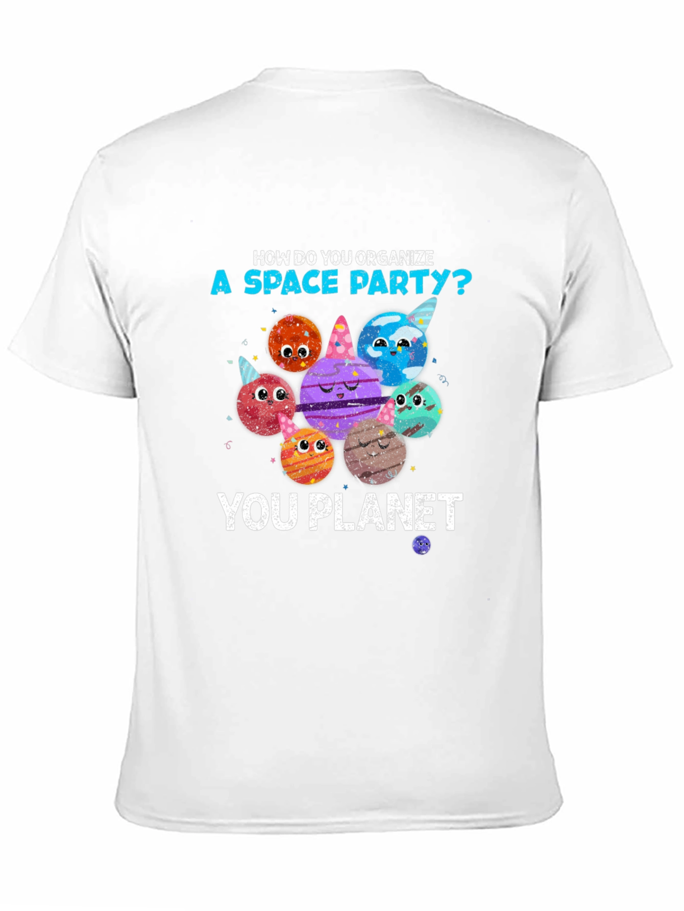 Space Party Planets T-Shirt