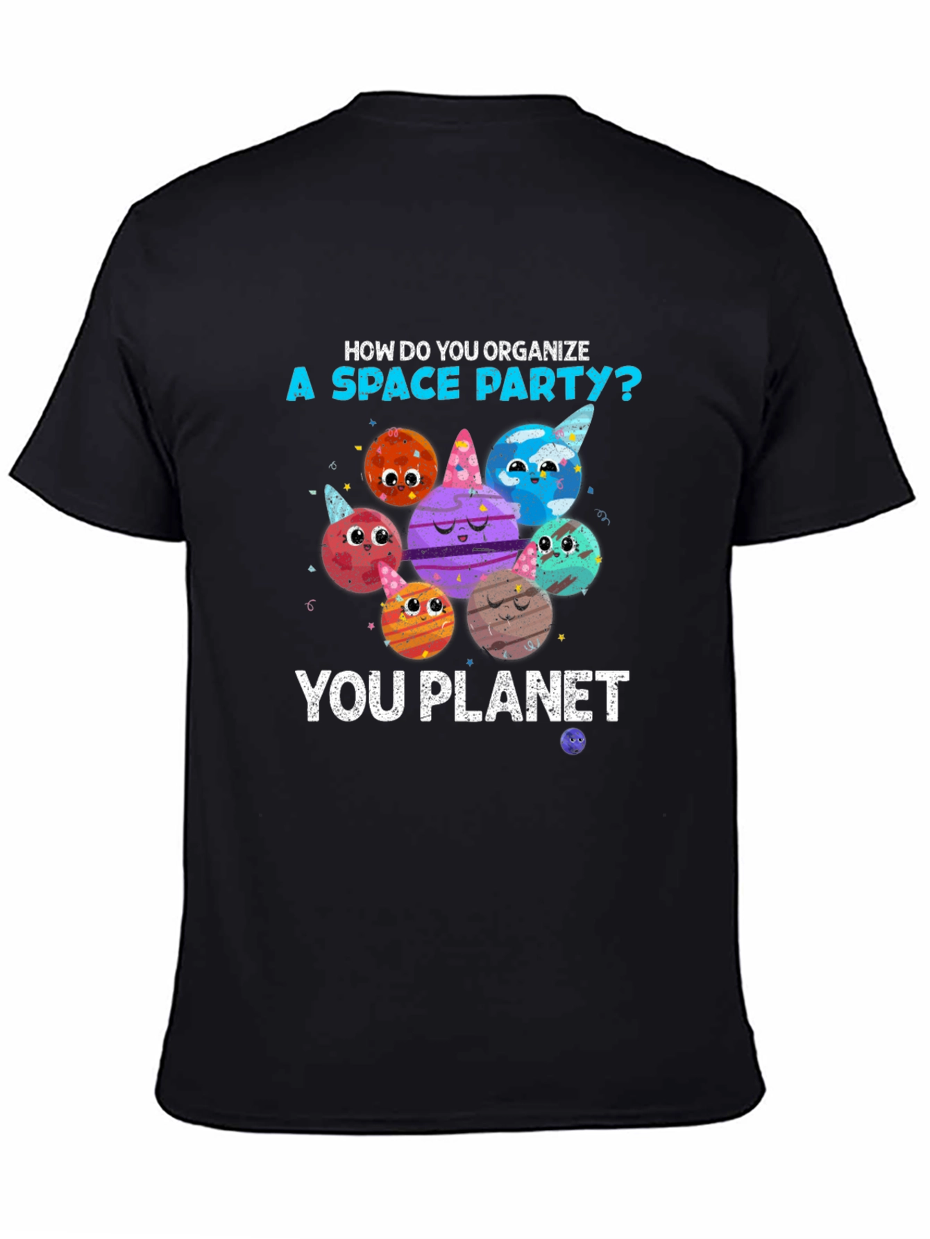 Space Party Planets T-Shirt