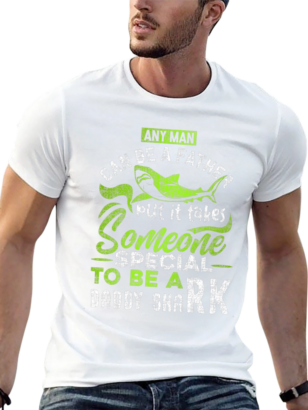Daddy Shark Mens Graphic Tee