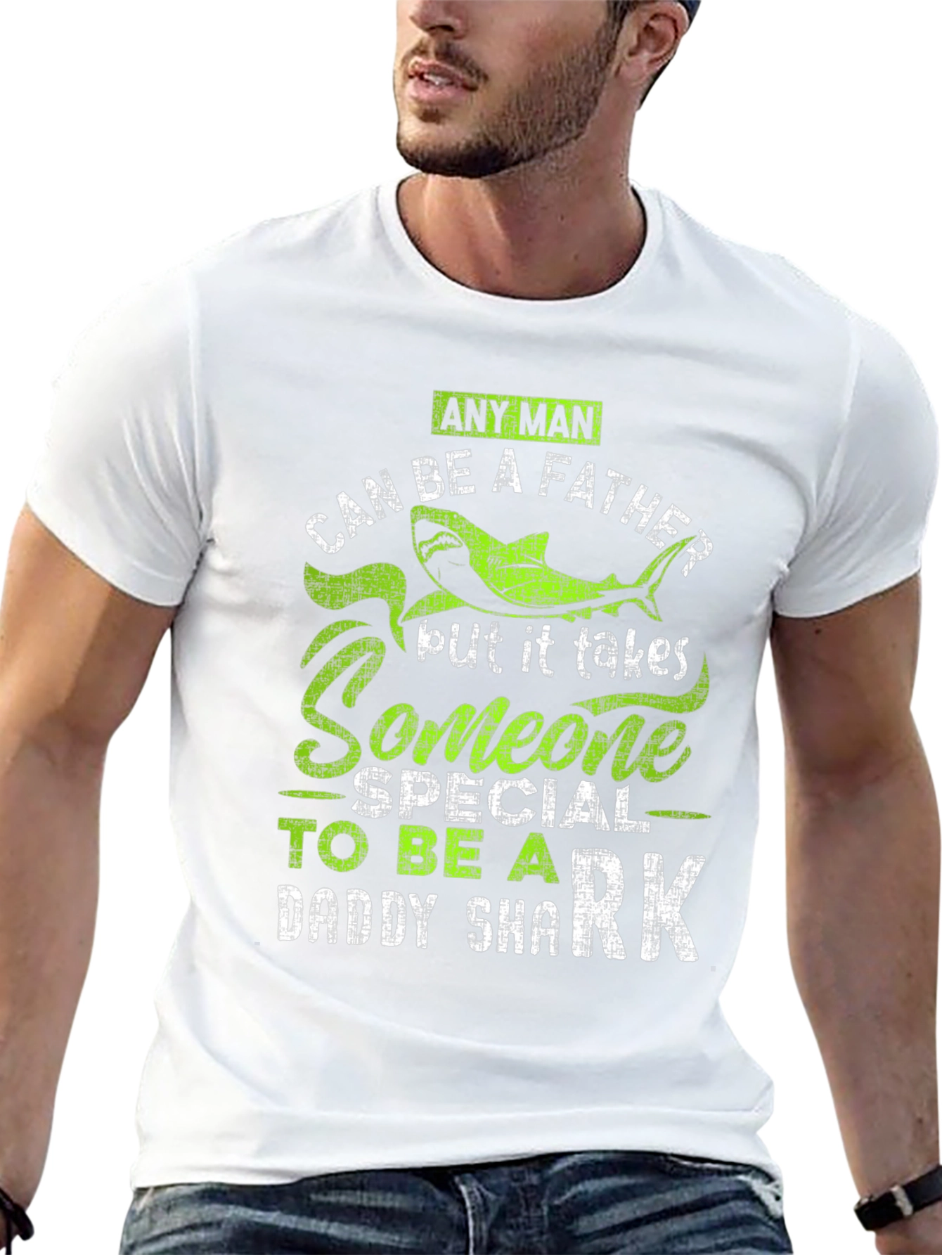 Daddy Shark Mens Graphic Tee