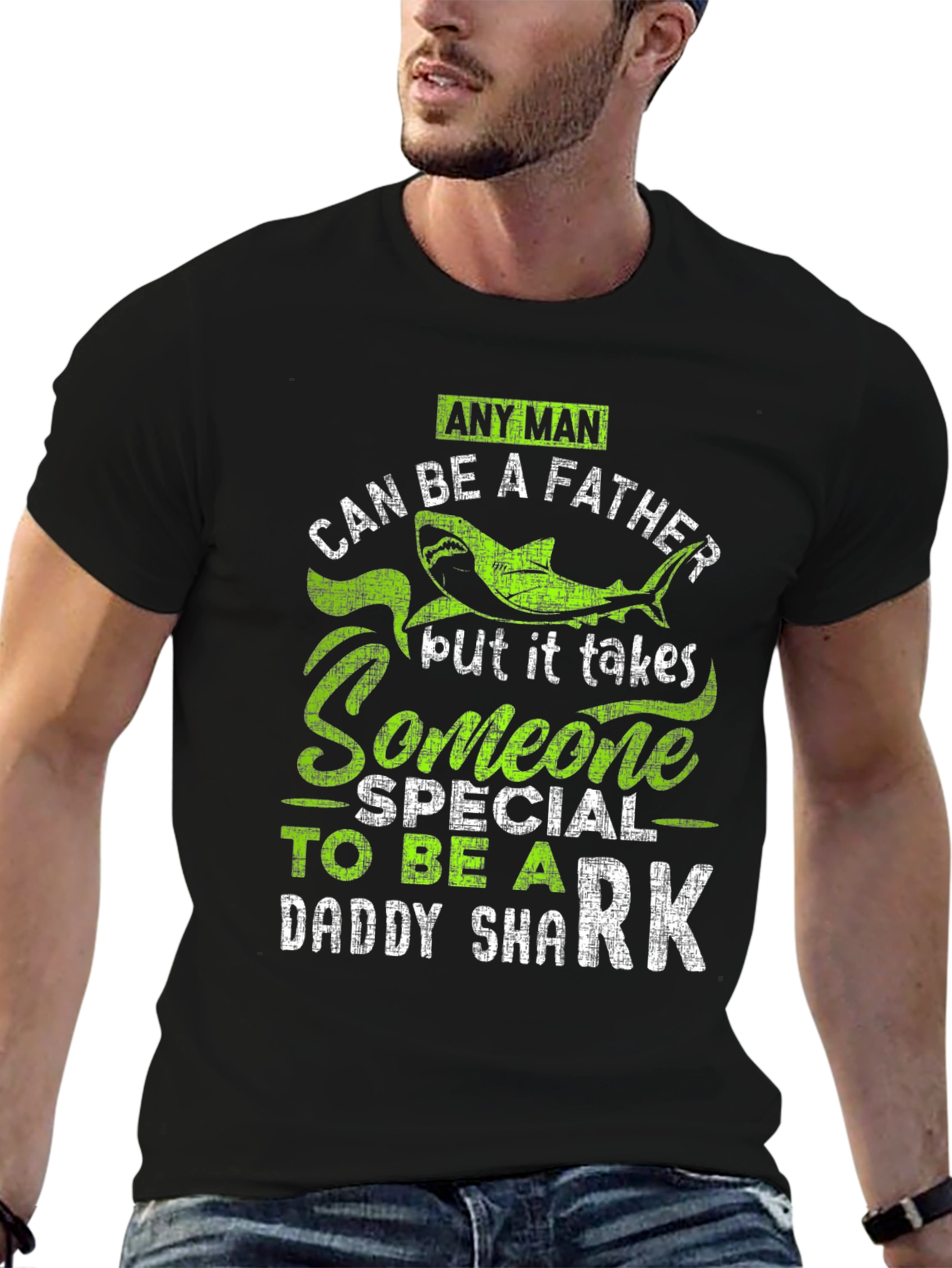 Daddy Shark Mens Graphic Tee