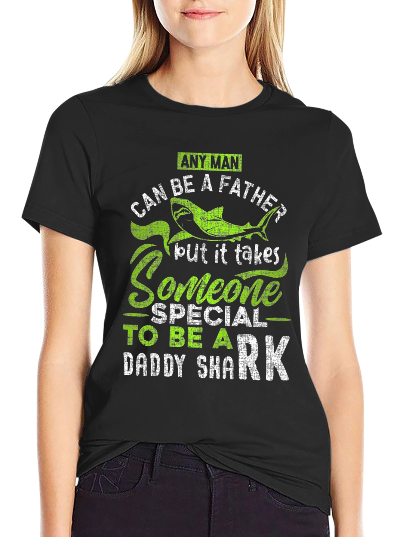 Daddy Shark Mens Graphic Tee