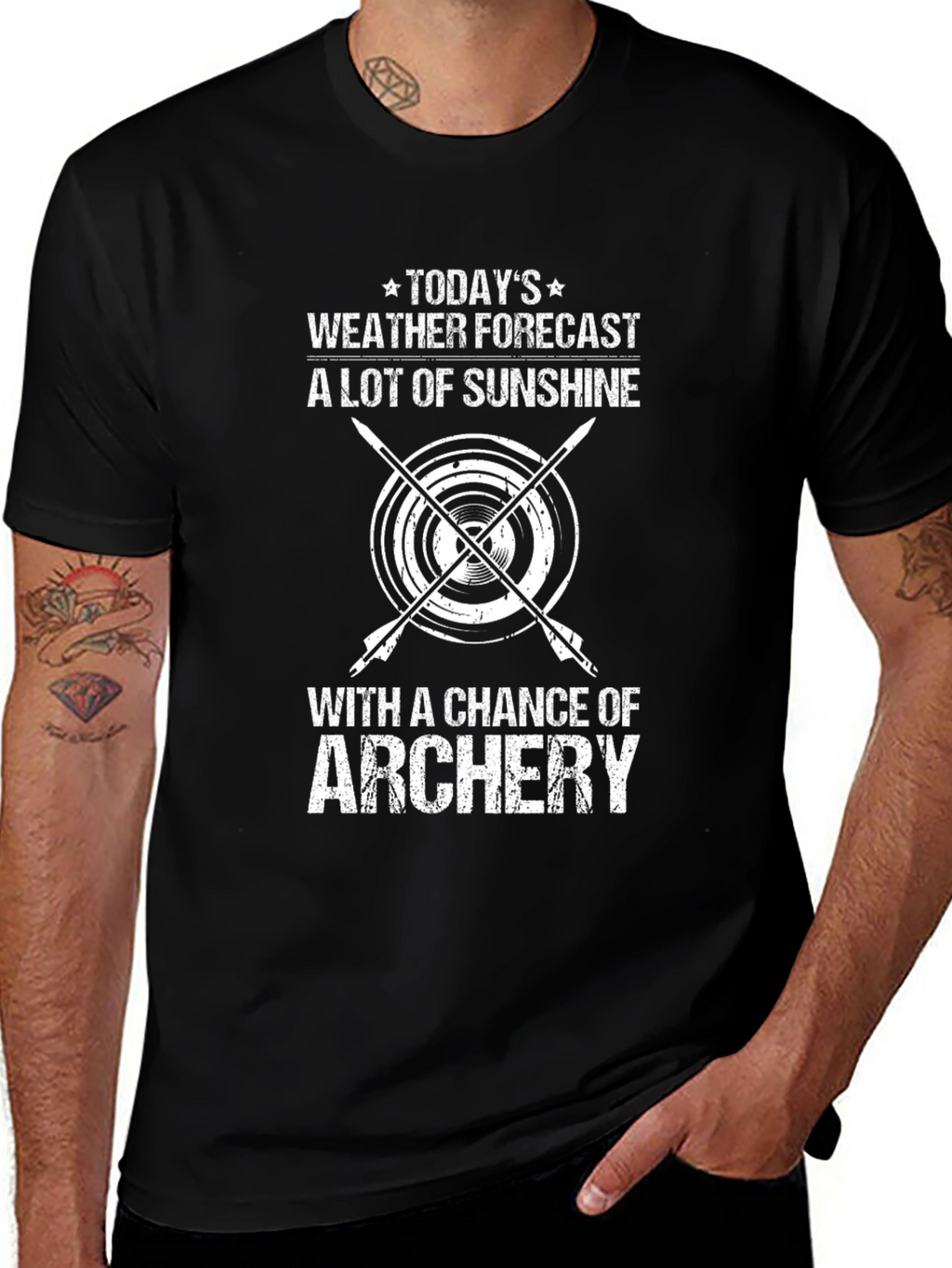 Archery Weather Forecast Graphic Tee