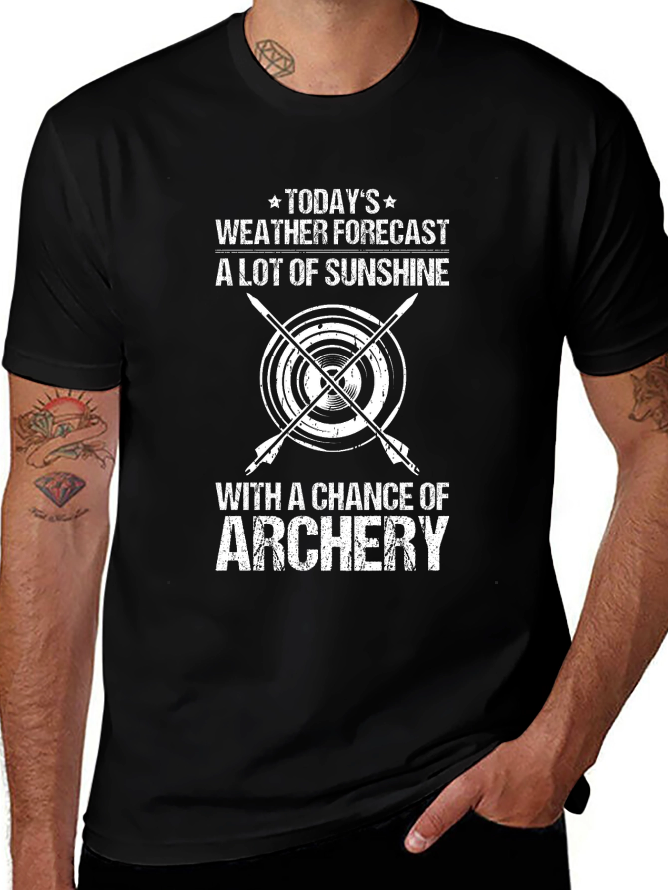 Archery Weather Forecast Graphic Tee