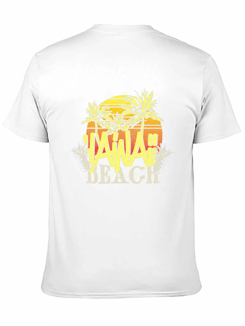Hawaii Beach T-Shirt - Tropical Design