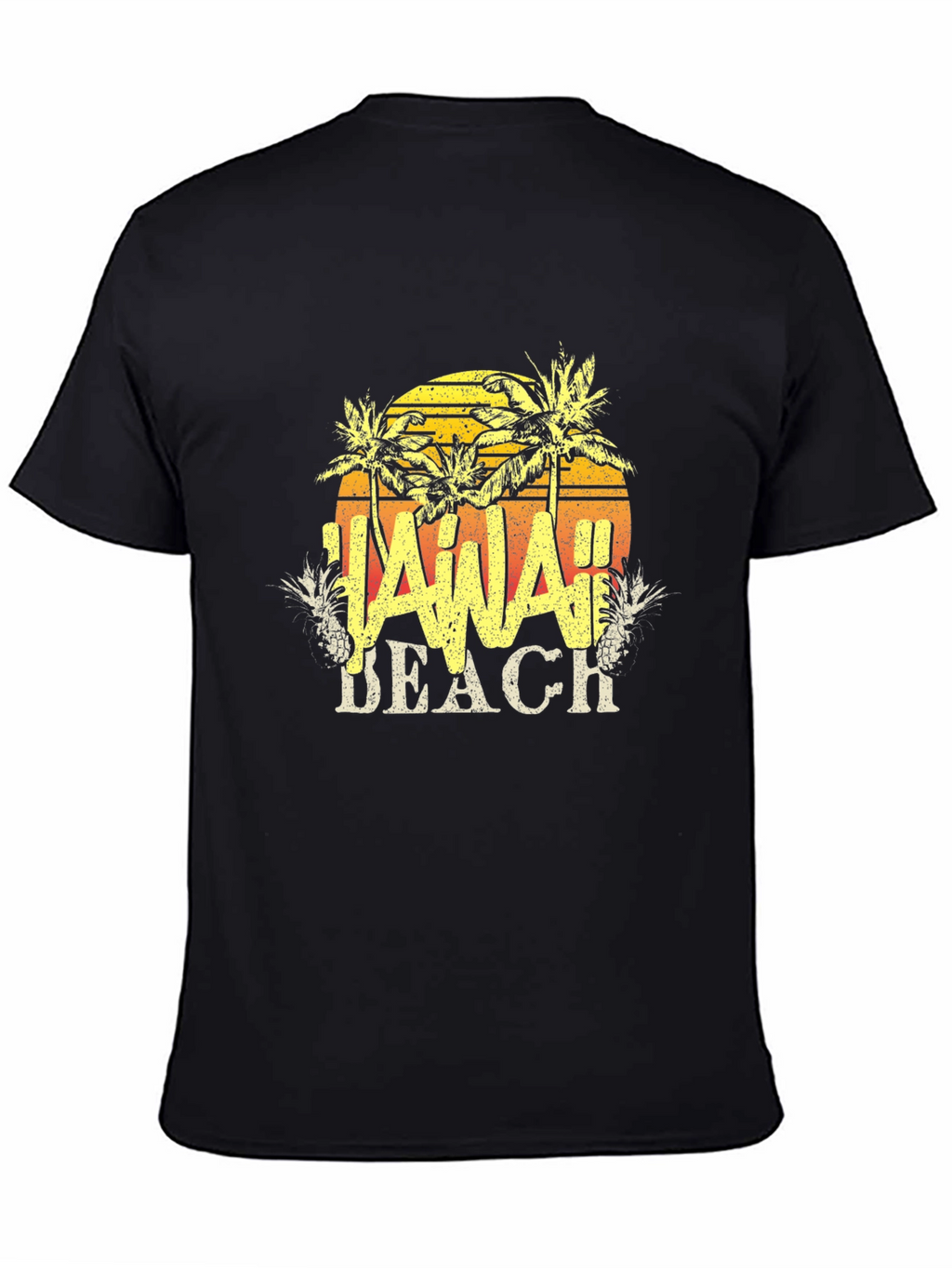 Hawaii Beach T-Shirt - Tropical Design