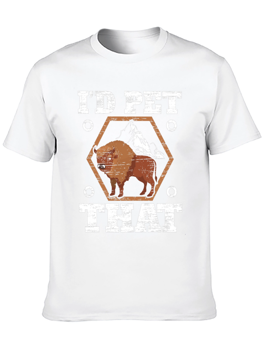 Id Pet That Bison Graphic Tee