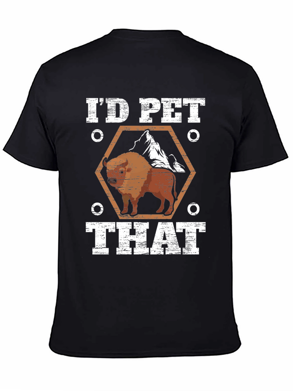 Id Pet That Bison Graphic Tee