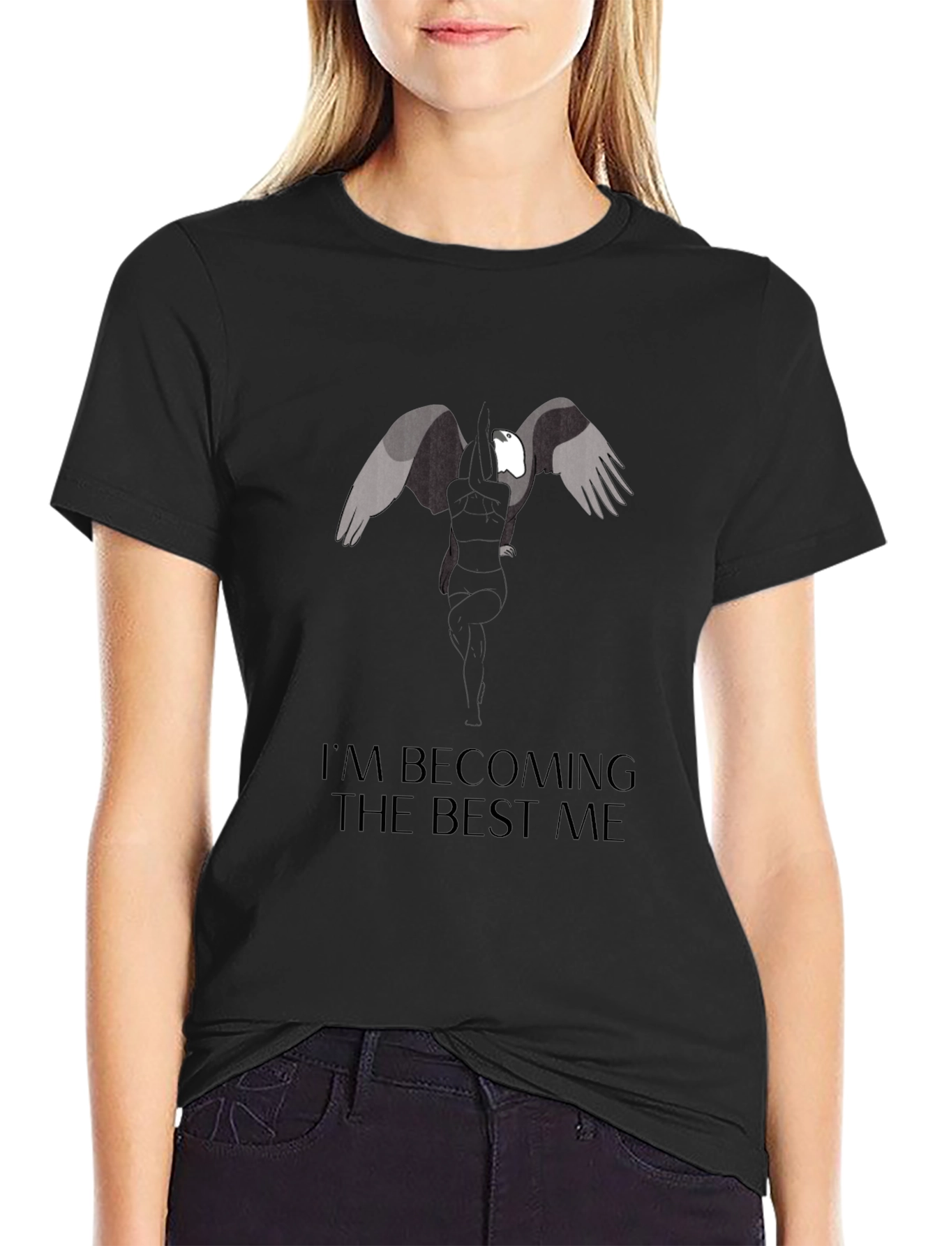Wings Graphic T-Shirt - Becoming the Best Me