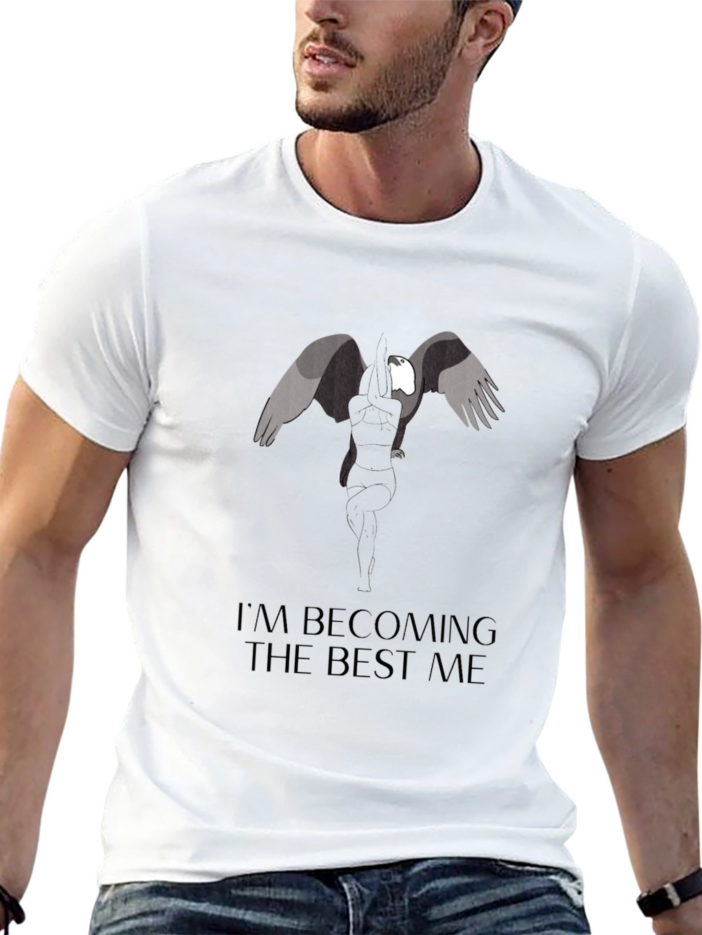 Wings Graphic T-Shirt - Becoming the Best Me