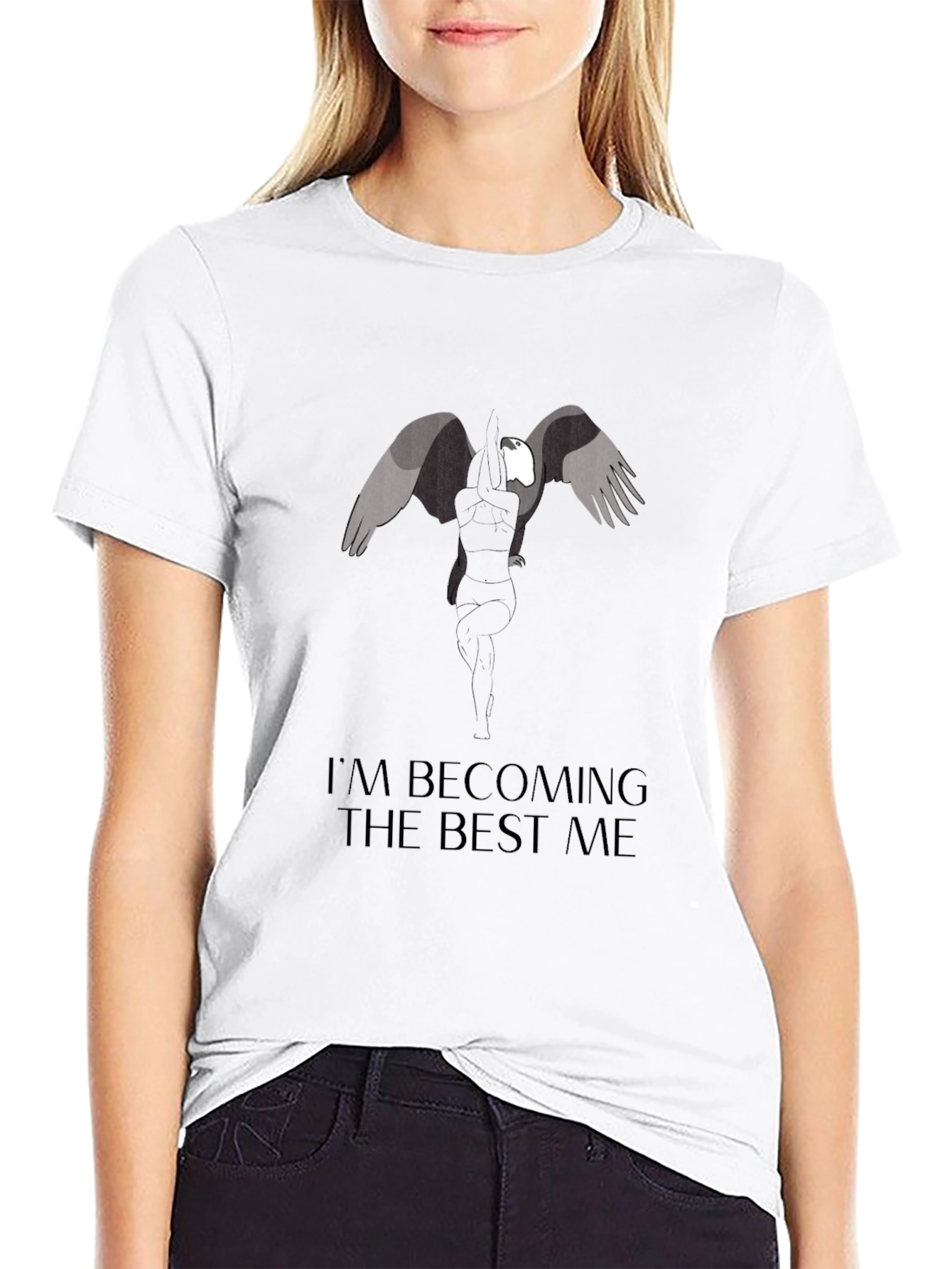 Wings Graphic T-Shirt - Becoming the Best Me