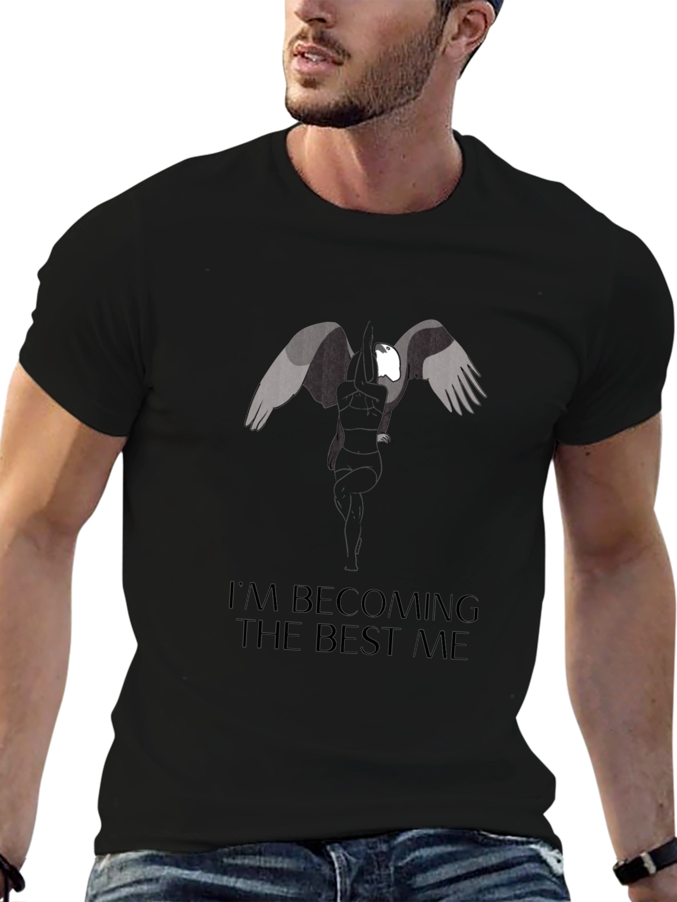 Wings Graphic T-Shirt - Becoming the Best Me