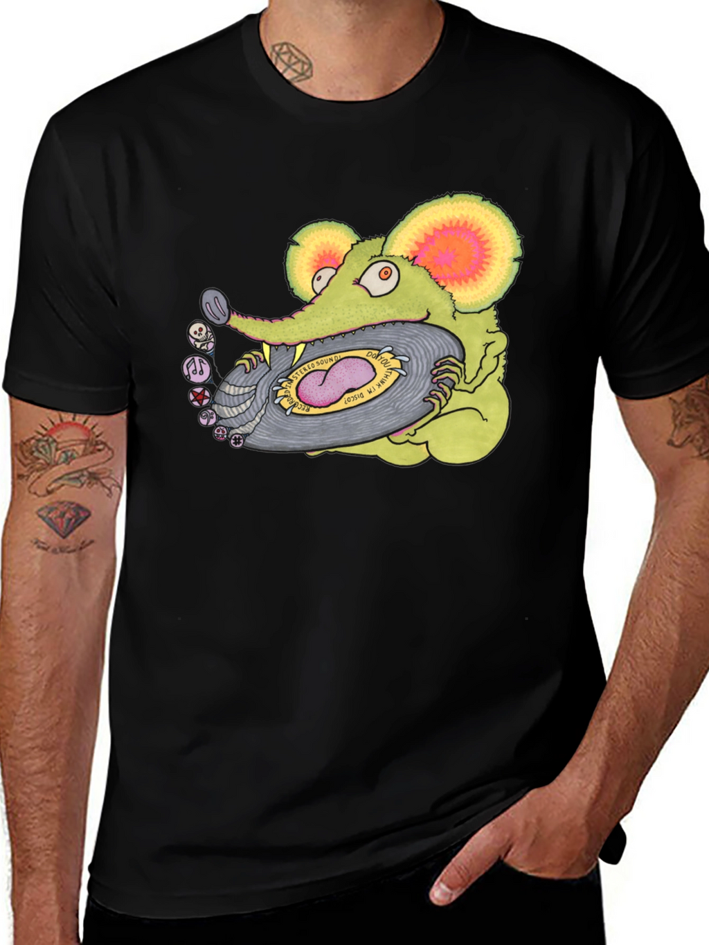 Psychedelic Rat Disco T-Shirt