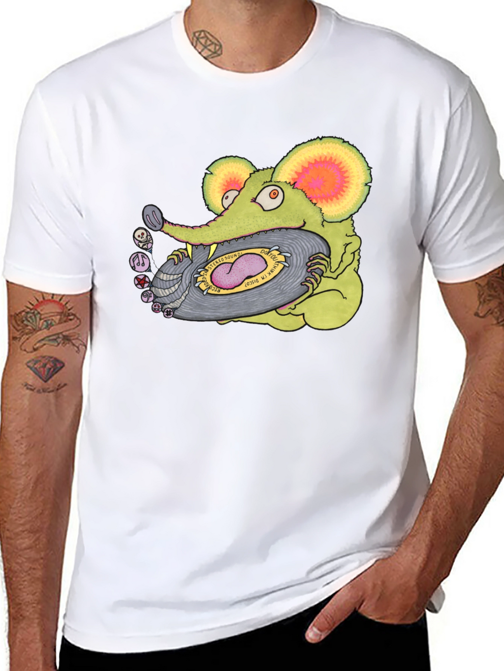 Psychedelic Rat Disco T-Shirt