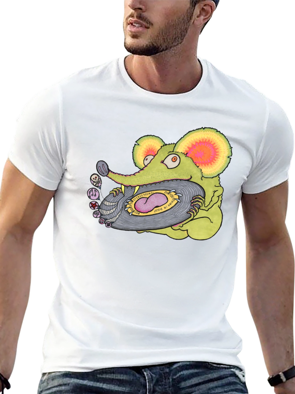 Psychedelic Rat Disco T-Shirt