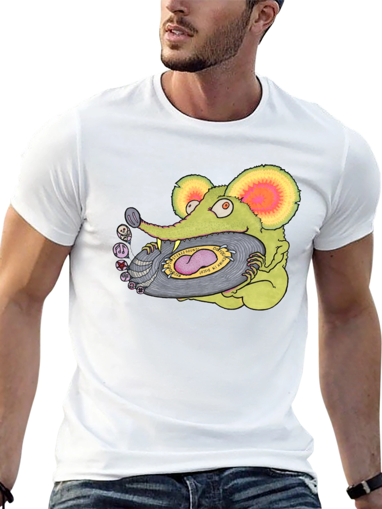 Psychedelic Rat Disco T-Shirt