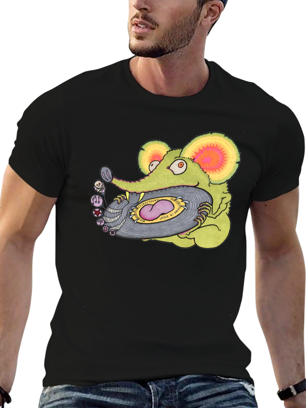 Psychedelic Rat Disco T-Shirt