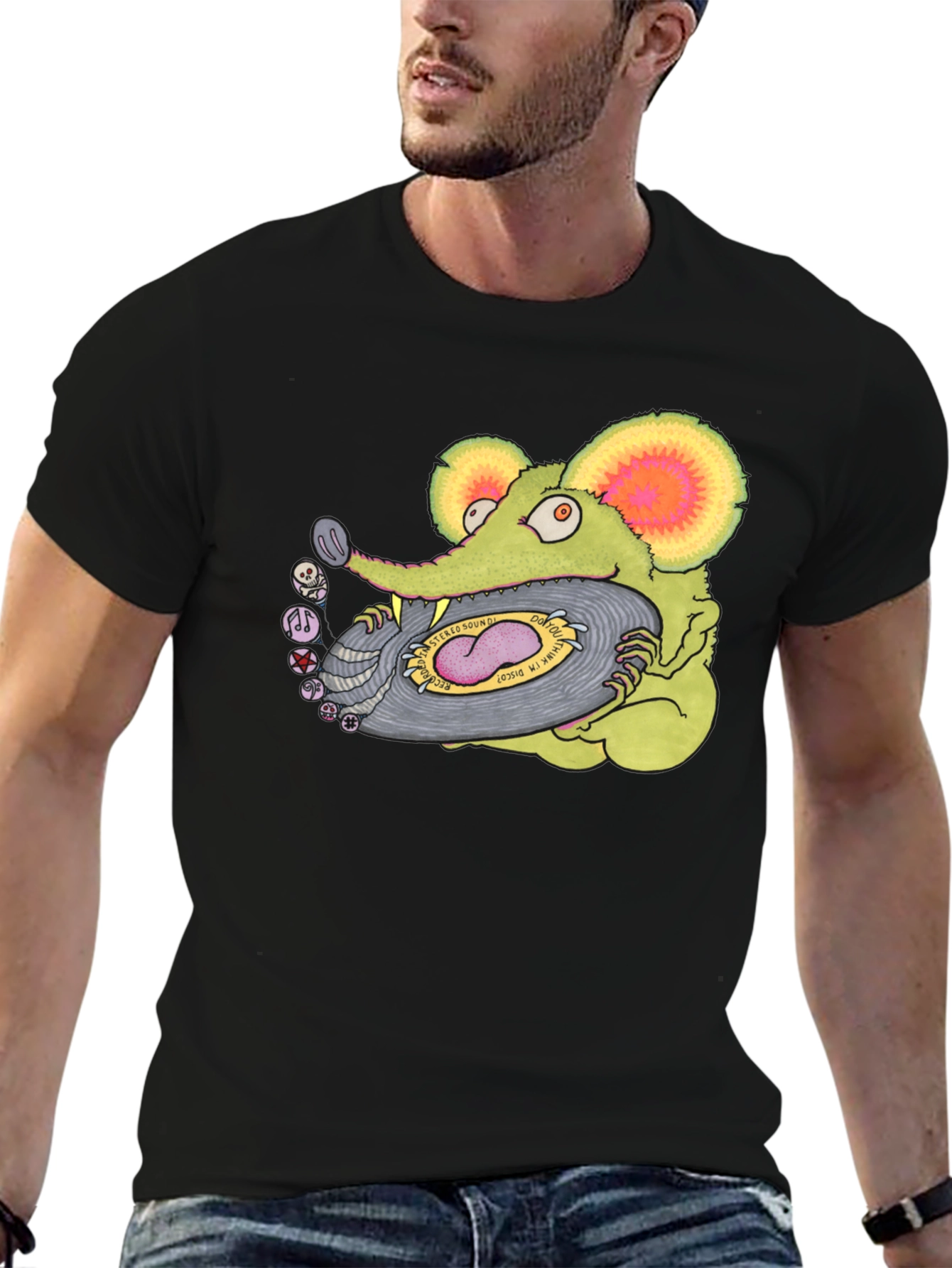 Psychedelic Rat Disco T-Shirt