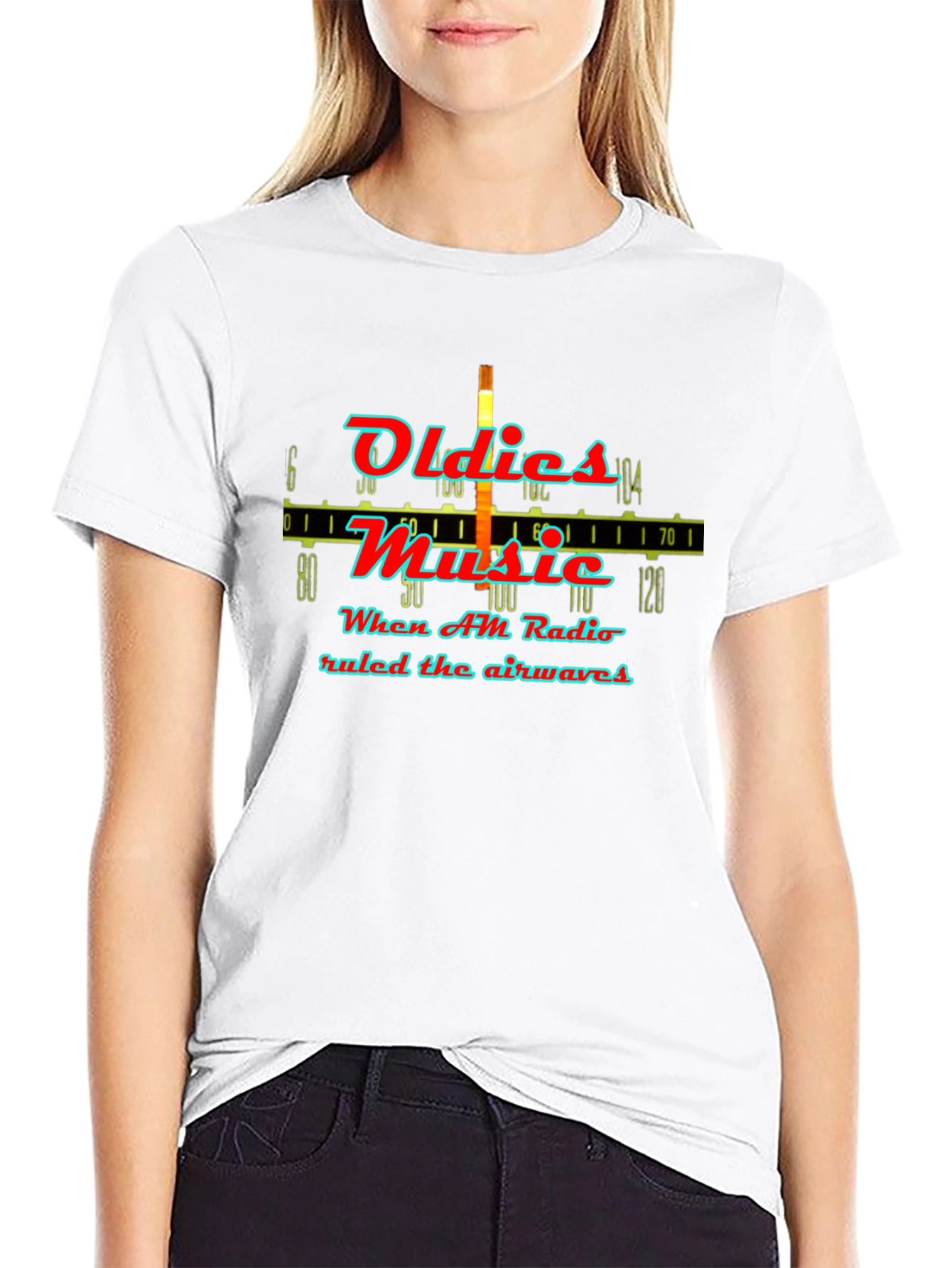 Oldies Music Radio Dial T-Shirt
