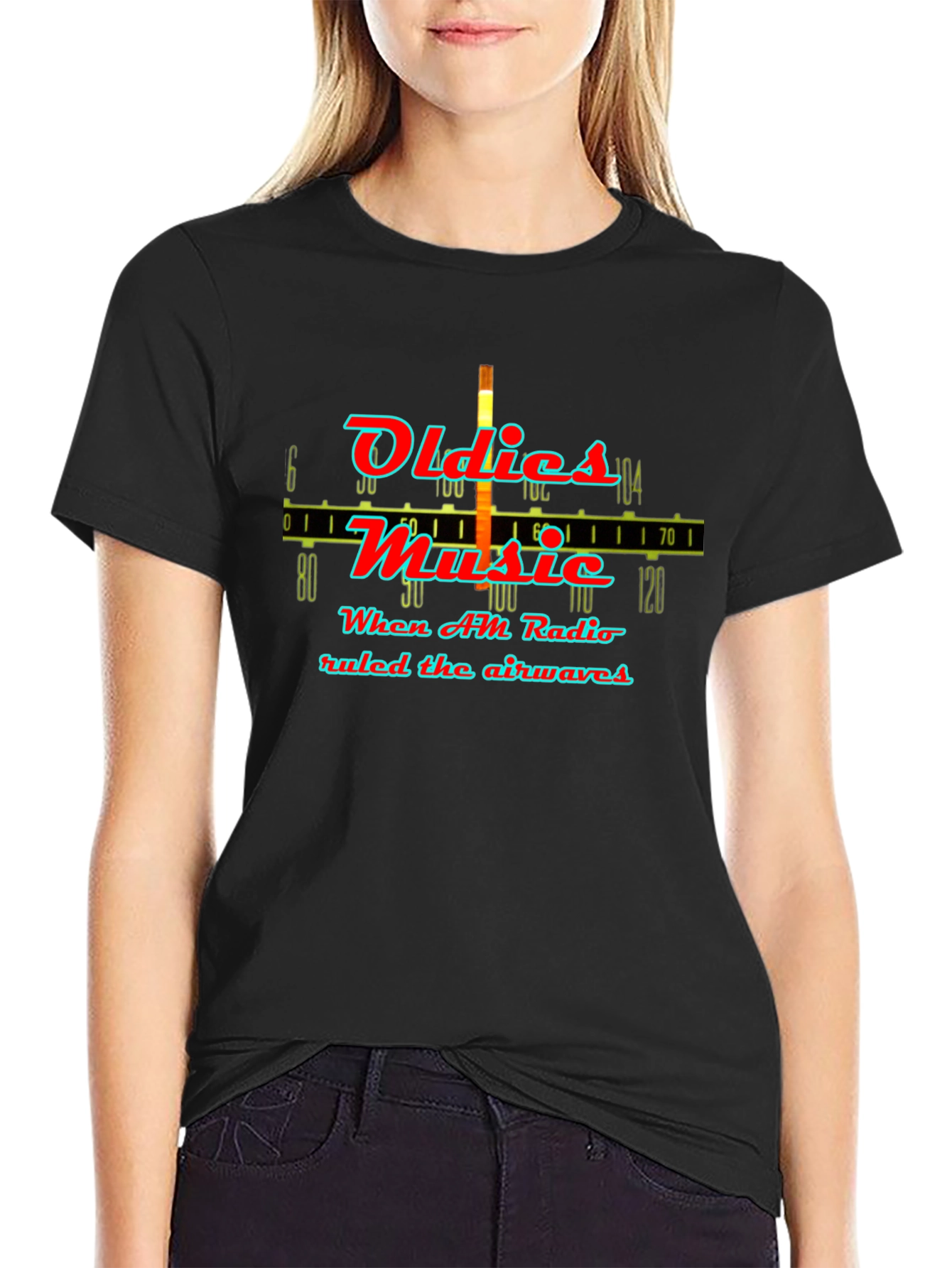 Oldies Music Radio Dial T-Shirt