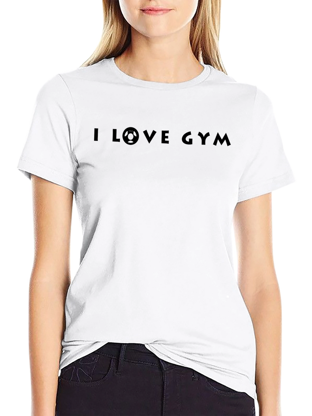I Love Gym T-Shirt - Black Fitness Tee